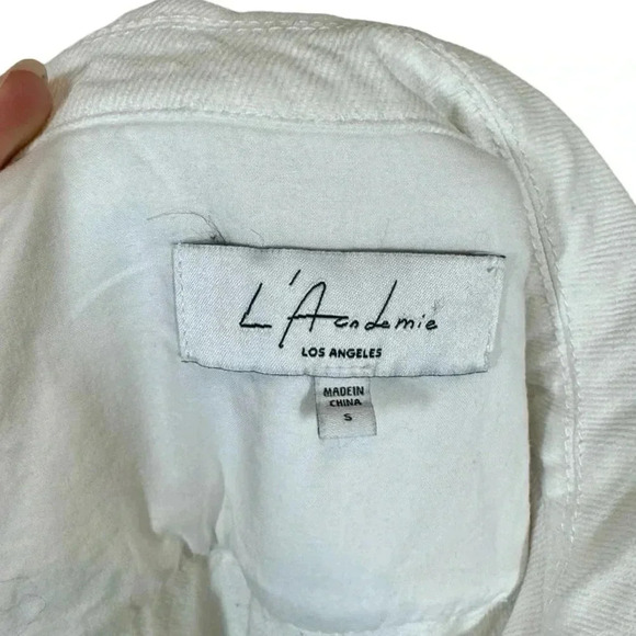 L’Academie Army Coverall Utility Jumpsuit in White x Revolve - Picture 11 of 13